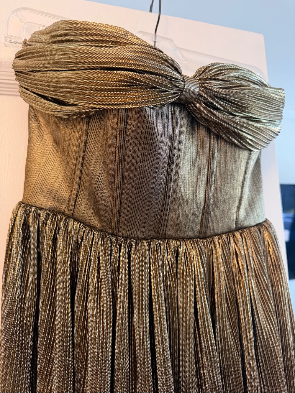 Bronx and Banco Florence Strapless Gown in Gold - Picture 4 of 7